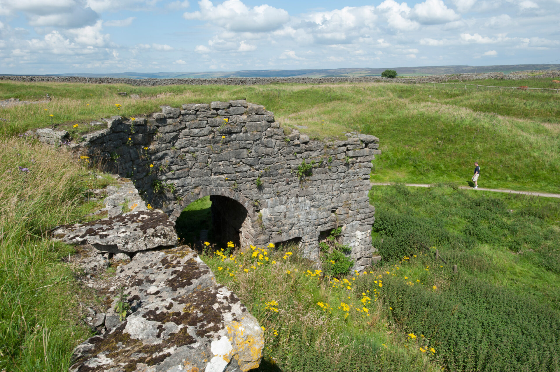 Stone ruins of old Lime Kiln